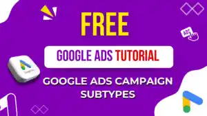 Google Ads Campaign Subtypes
